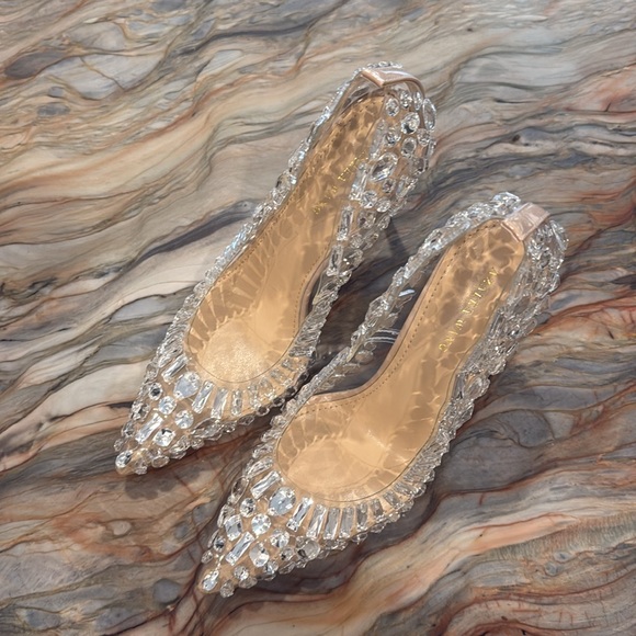 Azalea Wang Crystal Clear Point Toe Heels (size 9) BNWOB - Picture 2 of 5